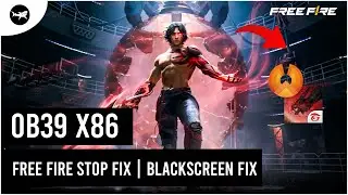 Free Fire OB39 x86 for Phoenix OS Free Fire Stopped working Fix & Black Screen Fix | OB39 X86