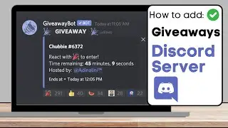 How To Start A Giveaway on Discord Server