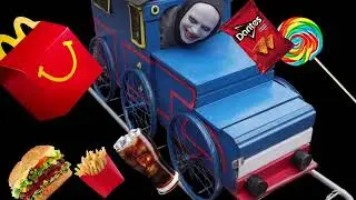 PIZZA Eating Thomas The Tank Engine Train #funny