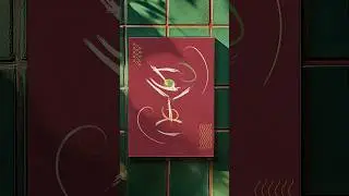 Creating a menu card design for MUSE, a mocktail brand concept #branding #adobeillustrator