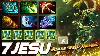 7Jesu Medusa Insane Farming Speed - Dota 2 Pro Gameplay [Watch & Learn]