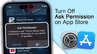 How To Turn Off Ask Permission On App Store! [iOS 17]