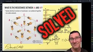 EEVblog 1472 - Resistor Cube Problem SOLVED