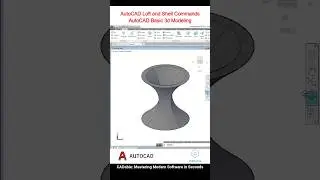 AutoCAD Loft and Shell Commands | AutoCAD Basic 3d Modeling #AutoCADDrawingPractice #CADable