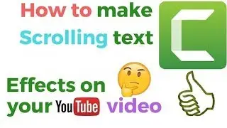 Create Scrolling/Rolling Text or News Ticker With Camtasia Studio