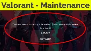 Fix There was an error connecting to the platform valorant error code 59