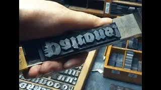 ‘Thank you Patrons’ letterpress print
