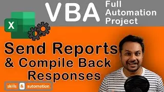 Excel VBA Automation Project | Send Reports and Reconcile Responses | 2-Step Workflow
