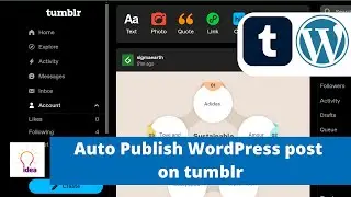 Auto Publish WordPress post on tumblr