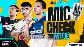 ช็อตเด็ด ไมค์เช็ค Week 5 | FFWS SEA 2024 Fall | Garena Free Fire