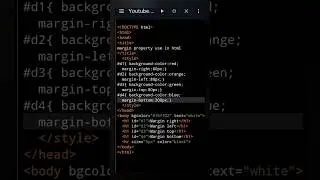 Margin Property CSS use in html #margin #cssproperties #htmlandcss