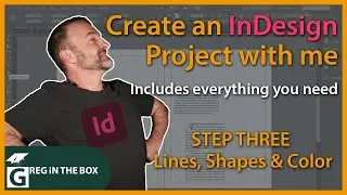 InDesign STEP 3  Lines  Shapes working with color  and Tips tricks