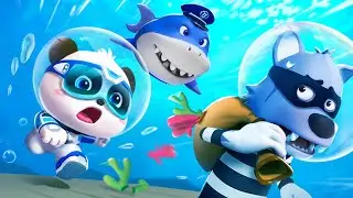 Police Shark Needs Help | Super Rescue Team | Cartoons for Kids | BabyBus TV