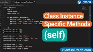 Python Instance-Specific Methods and the use of 