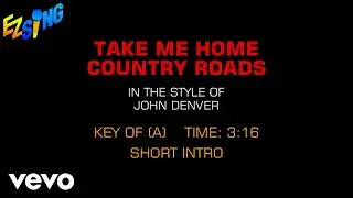 John Denver - Take Me Home Country Roads (Karaoke)