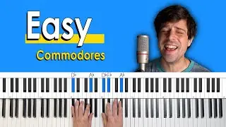 How To Play "Easy" by Commodores [Piano Tutorial/Chords for Singing]