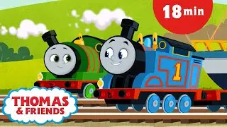 Thomas & Friends UK - All Engines Go - Best Moments | Backwards Day + More Kids Cartoons