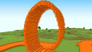 Turning My Minecraft World Into A HotWheels Track