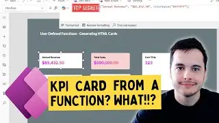 Enhance Your Power Apps Design with Custom HTML KPI Cards! But wait... by calling a function?
