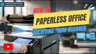 NEW Paperless SOLUTION: Your SCANNER for DIGITAL ARCHIVING - Document Management System for SMEs