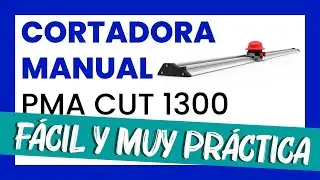 👉 CORTADORA profesional manual PMA CUT 1300, capaz de cortar cualquier tipo de impresión¡