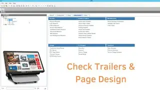 Guest Check Trailers and Page Background in Micros Simphony 2022