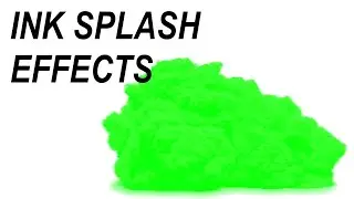 Ink Splash Green Screen Template For Edits | New Green Screen Ink Drop Splatter Photo Slideshow