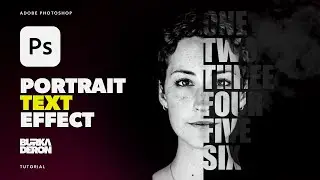 Portrait Text Effect Tutorial in Adobe Photoshop