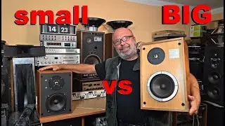 BIG vs SMALL speakers - SOUND COMPARISON - Vintage Tesla ARS 9205.10 vs Tesla ARS 1014