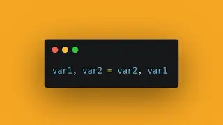 Python SWAP VARIABLES in 30 seconds 👨‍💻 
