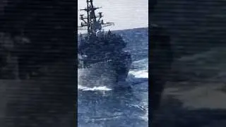 Tense Encounter - Russian Spy Vessel Charges at Armed US Destroyer