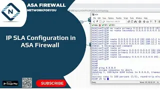 17.IP SLA Configuration in ASA Firewall  | ASA | Networkforyou