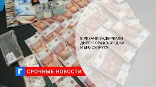 В Рязани задержали директора колледжа и его супругу