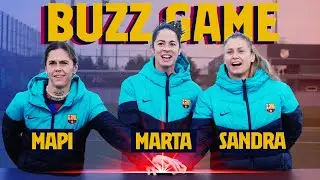 🤔😂 CHAMPIONS LEAGUE BUZZ GAME I Mapi Leon, Marta Torrejón & Sandra Paños ⚽️