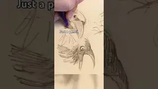Sketching some crows with just a pencil! #art #sketching #sketchbookpage #sketchbook #jelarts