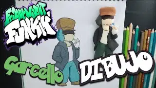 COMO DIBUJAR A GARCELLO DE FNF | FÁCIL | PASO A PASO | how to draw GARCELLO | FRIDAY NIGHT FUNKIN