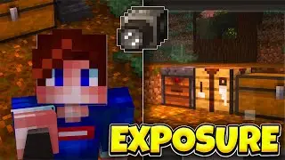 Реалистичная КАМЕРА, создание ФОТОГРАФИЙ в Майнкрафте! Обзор мода Exposure Minecraft MOD Фотоаппарат