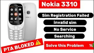 Nokia 3310 imei Change Code || Sim Registration failed | No Service | Searching 🔥Problem Solution💯