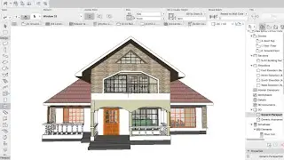 How to remove opening lines from windows and doors in Archicad 25