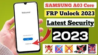 2023 Update Samsung A03 FRP Bypass Android 11, 12 Apps Not Working Fixed  2023