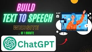 Text To Speech Converter AI Website Using ChatGPT | In One Minute |