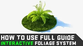 Unreal Engine 5 Interactive Foliage System Plugin - Install Guide