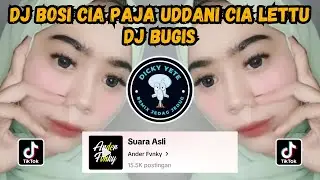 DJ BOSI CIA PAJA UDDANI CIA LETTU ♫ DJ BUGIS BOSI CIA PAJA FULL BASS VIRAL TIKTOK 2024