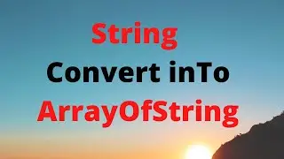 how to convert string into arrayOfString in swift