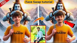 Swap your face into 3D photo for free|| bing image creator 