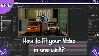 [TUTORIAL] After Effects Fit an Image to Composition Size, Scale, Resize Under 20 Seconds 
