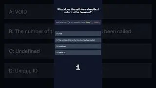 JavaScript Genius or Novice? Answer This JavaScript setInterval Question! #shorts
