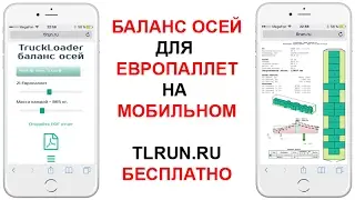 Calculation of axle loads for pallets (www.TLrun.ru)