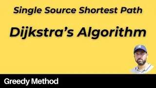 Dijkstra's Algorithm - Single Source Shortest Path - Greedy Method #daa #algorithm #algorithms