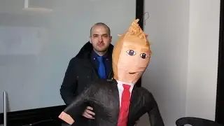 Raising Money for NYC's Homeless with My Donald Trump Piñata